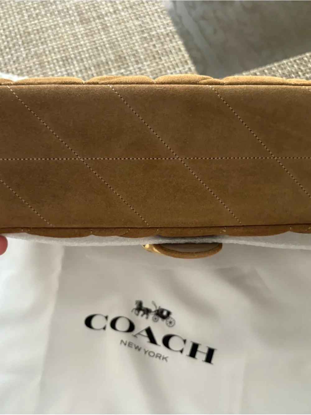 Coach Suede Tabby 26